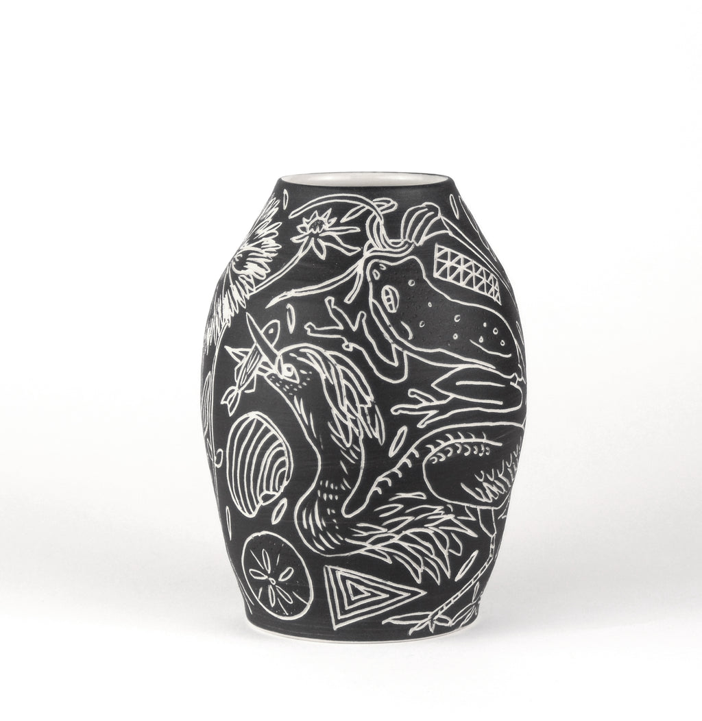 Sculpture by Dana Bechert titled "North Carolina Beach Vase" - 2.