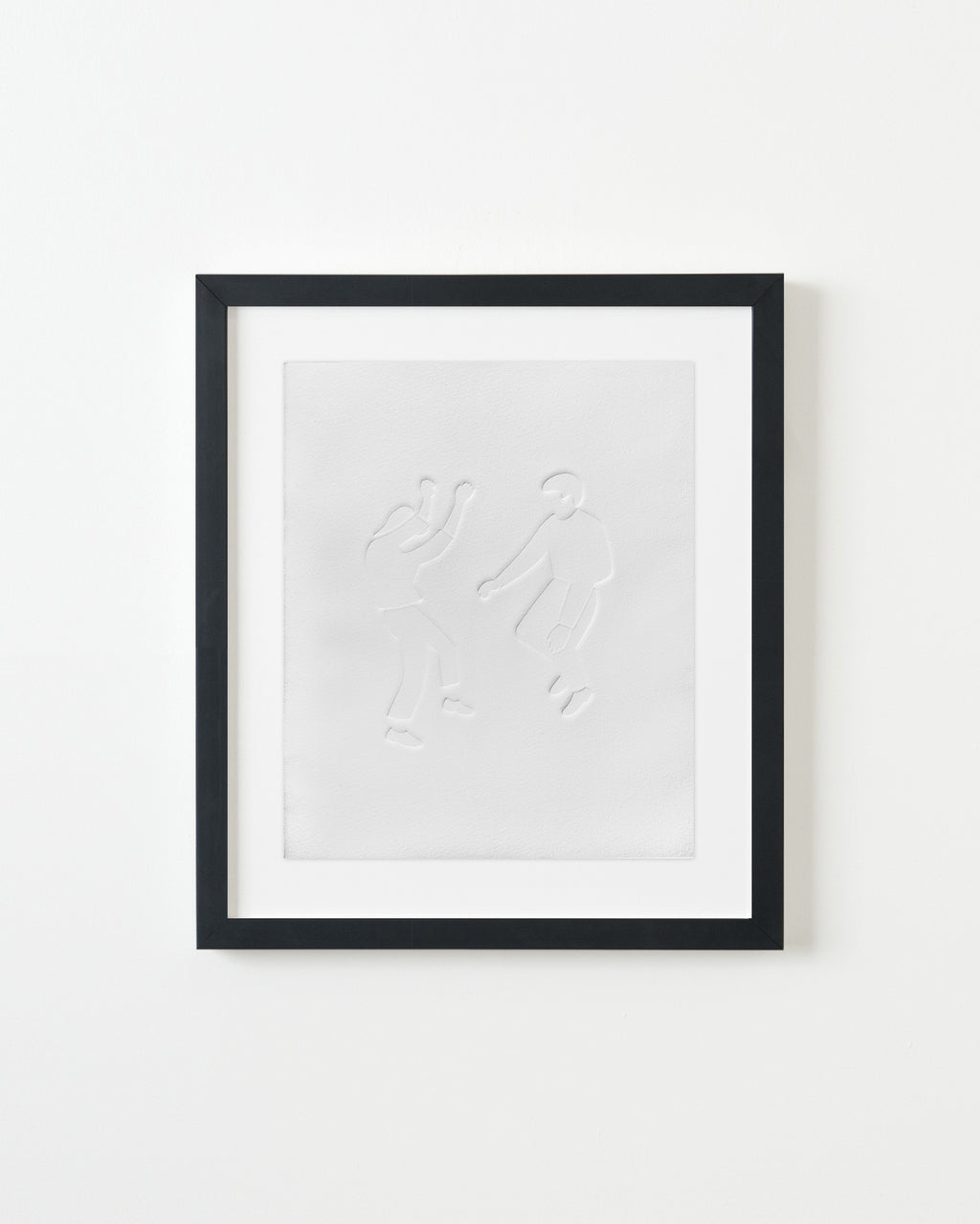 Print by Dana Bell titled "Dancing With Arms raised (White)" - 3.