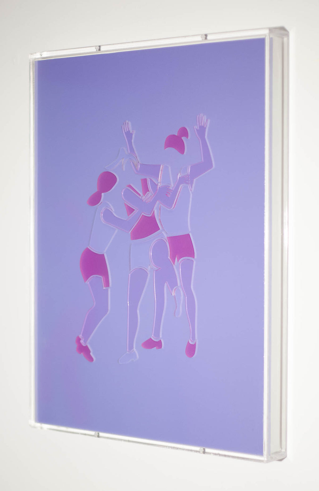 Mixed Media by Dana Bell titled "Three Play Basketball" - 3.