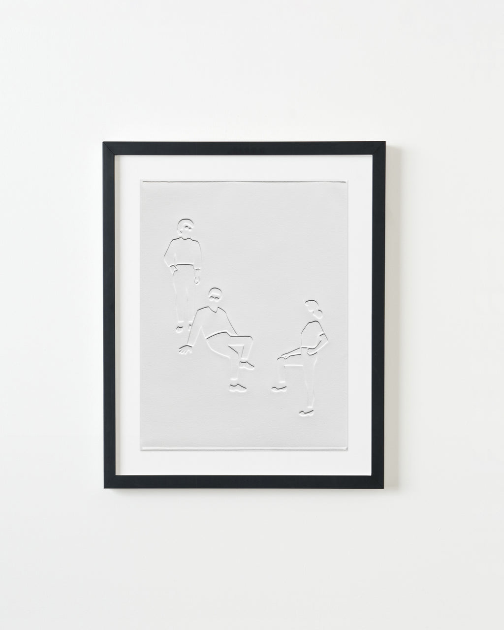 Print by Dana Bell titled "Three Stacked on Rocks" - 4.