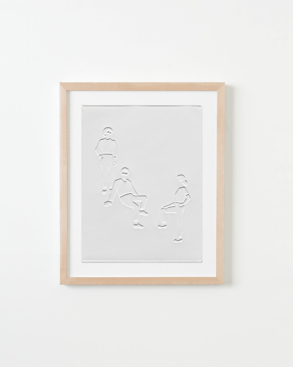 Print by Dana Bell titled "Three Stacked on Rocks" - 5.