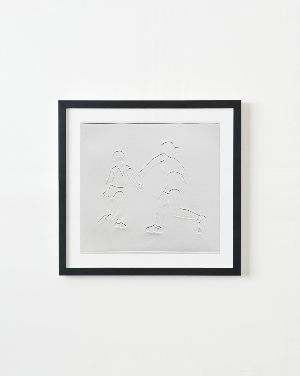 Print by Dana Bell titled "Two Twist Towards" - 3.