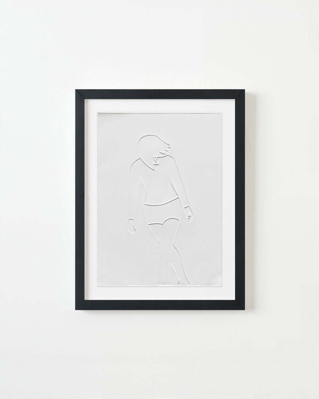 Print by Dana Bell titled "Walking Into the Wind" - 3.