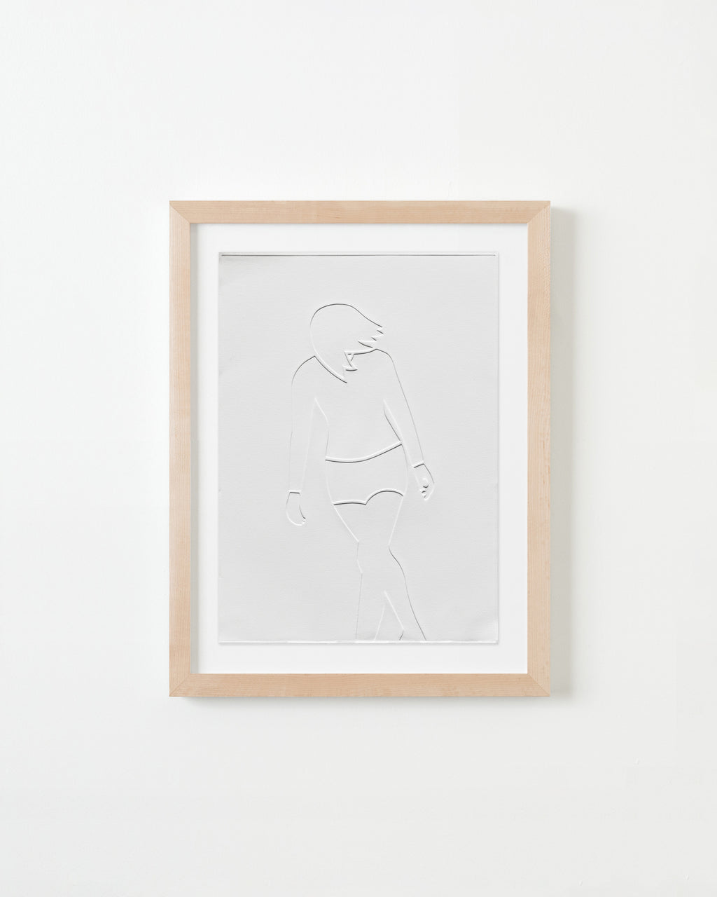 Print by Dana Bell titled "Walking Into the Wind" - 4.