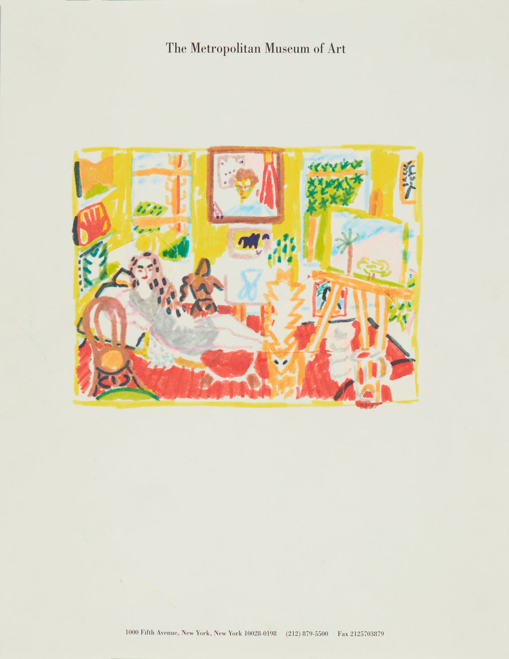 Drawing by David Rhoads titled "Artist's Studio" - 2.