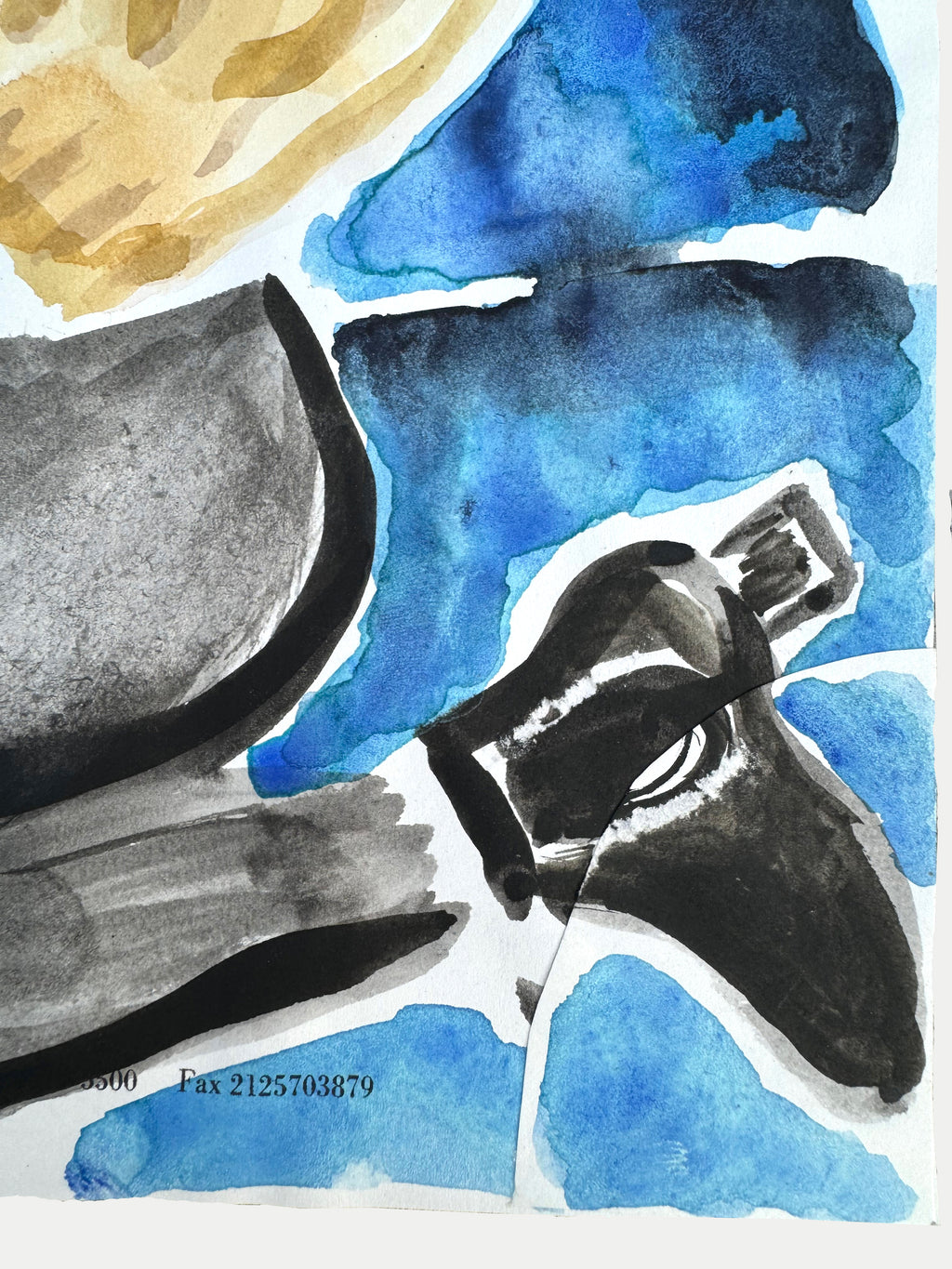 Painting by David Rhoads titled "Brenna at the Bar" - 6.