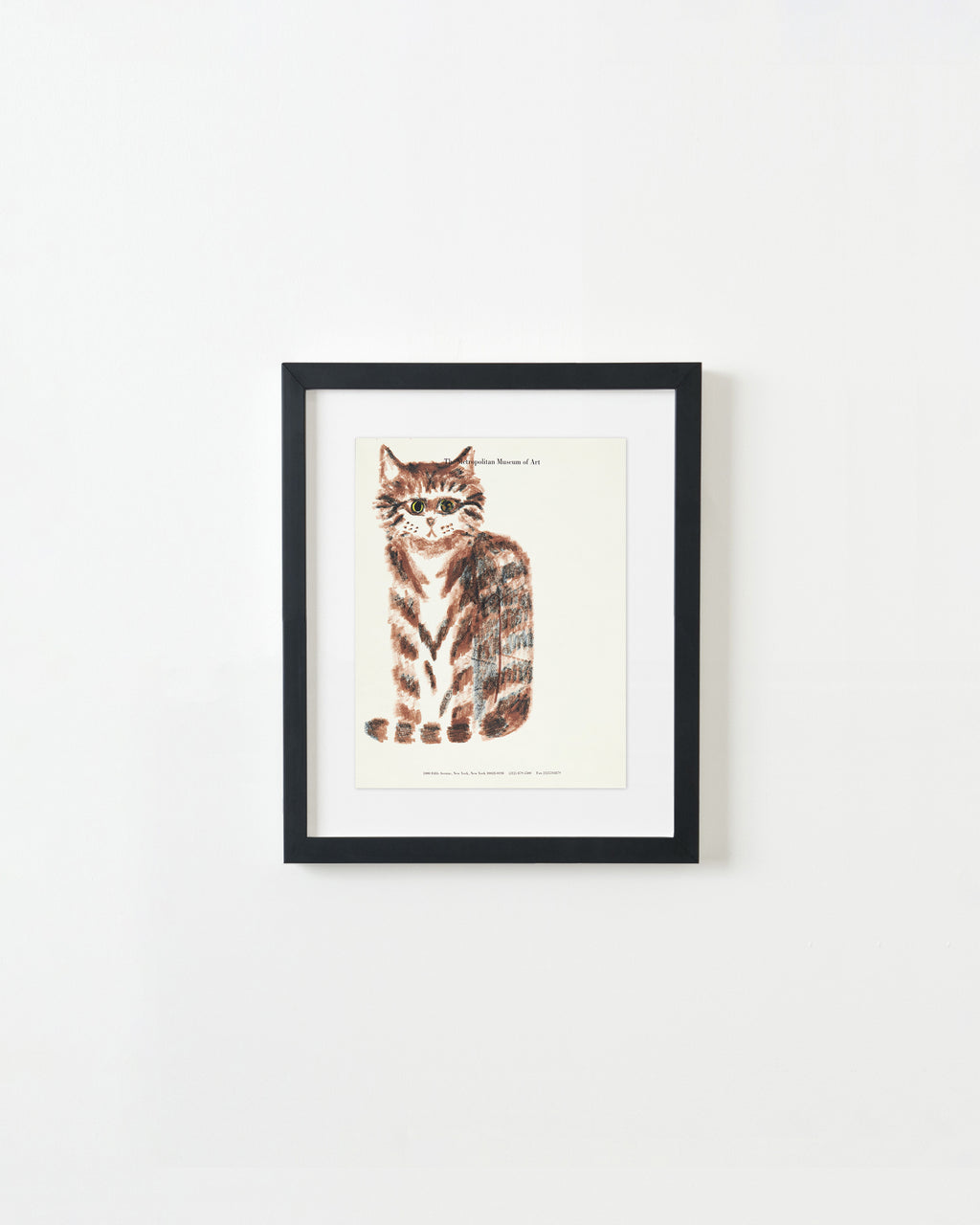 Drawing by David Rhoads titled "Giant Cat" - 4.