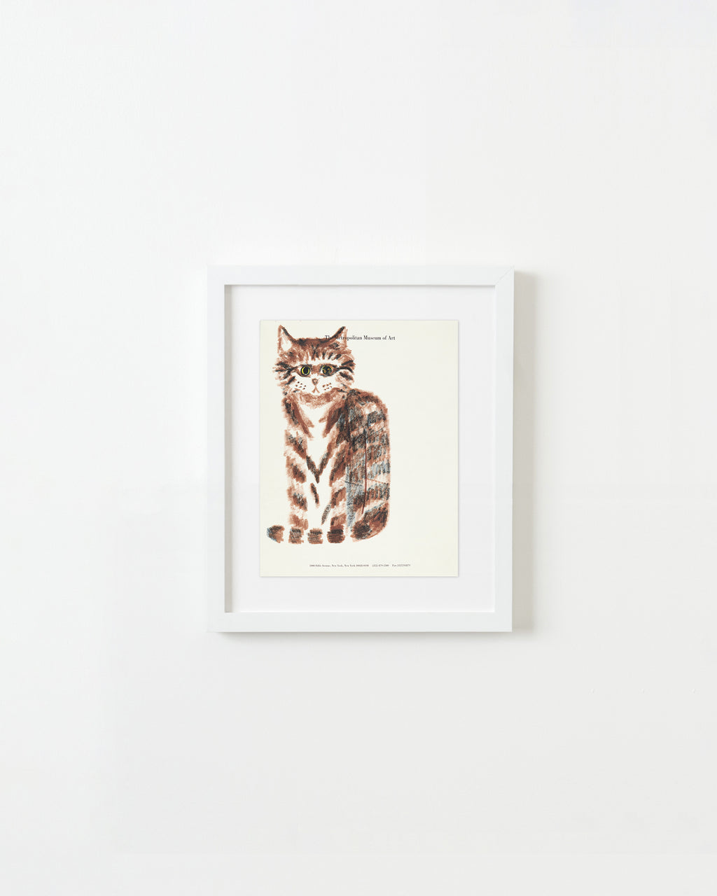 Drawing by David Rhoads titled "Giant Cat" - 3.