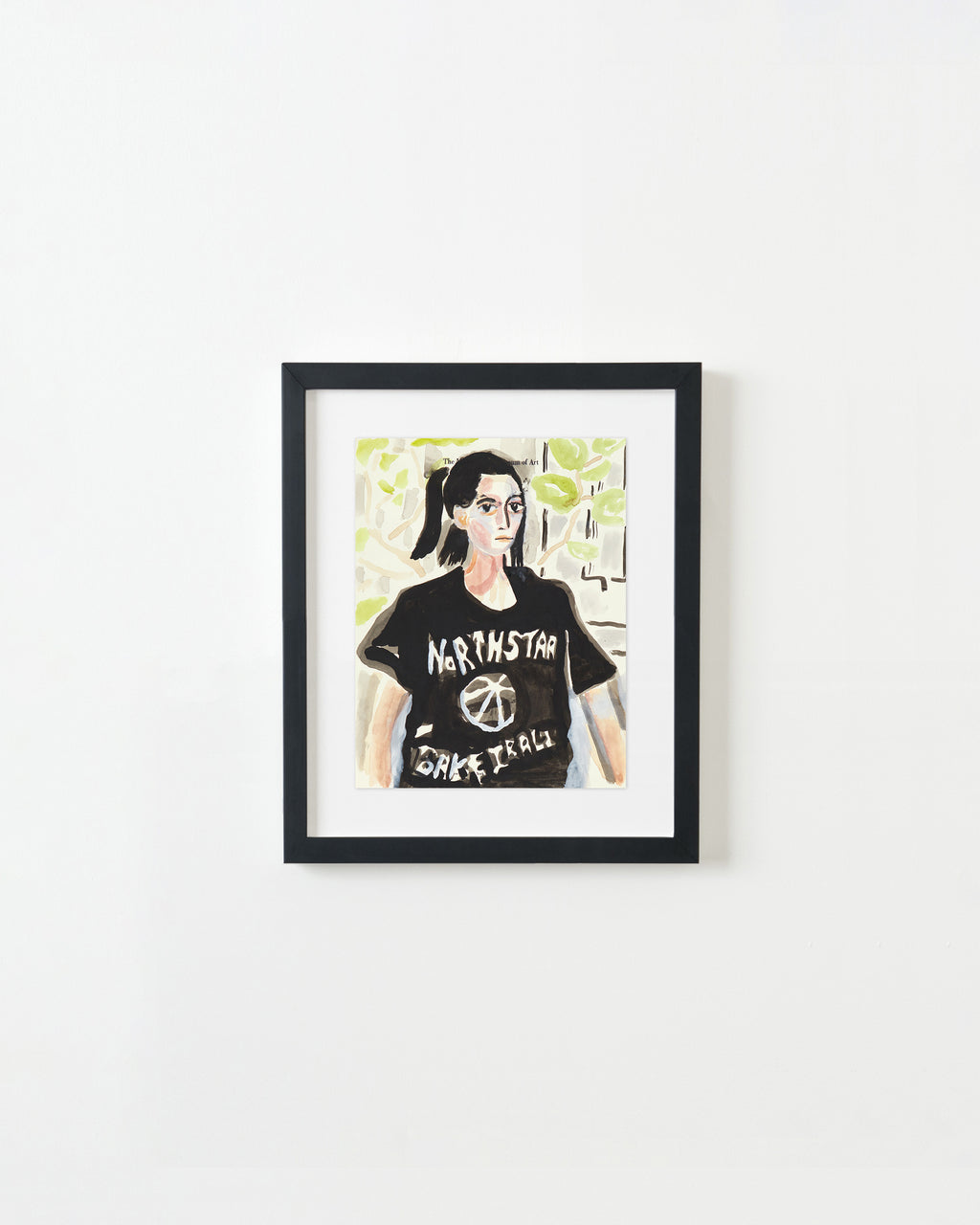 Drawing by David Rhoads titled "Jenna" - 4.