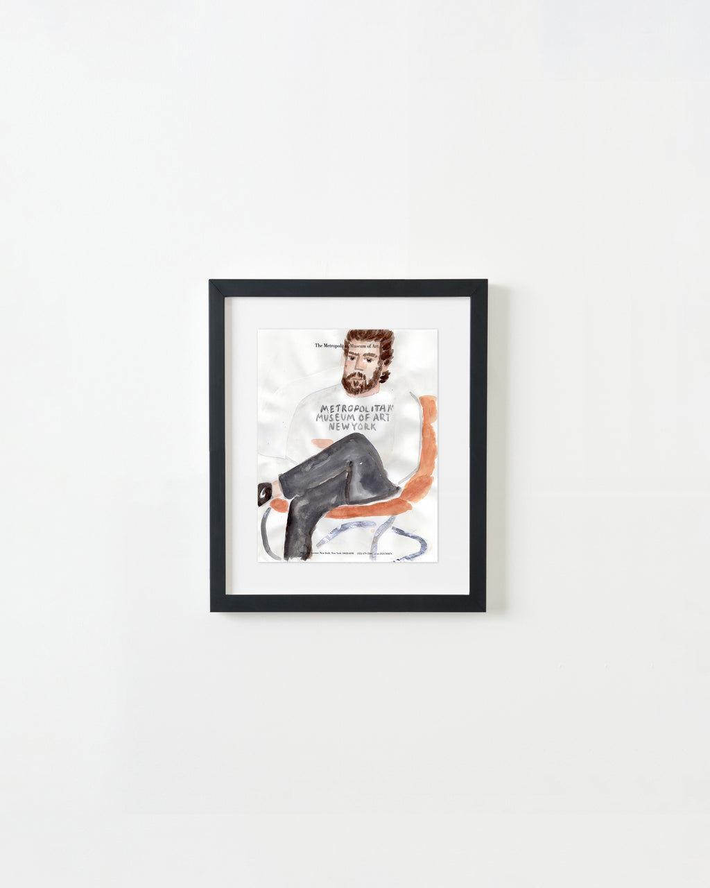 Painting by David Rhoads titled "The Met Modern" - 3.