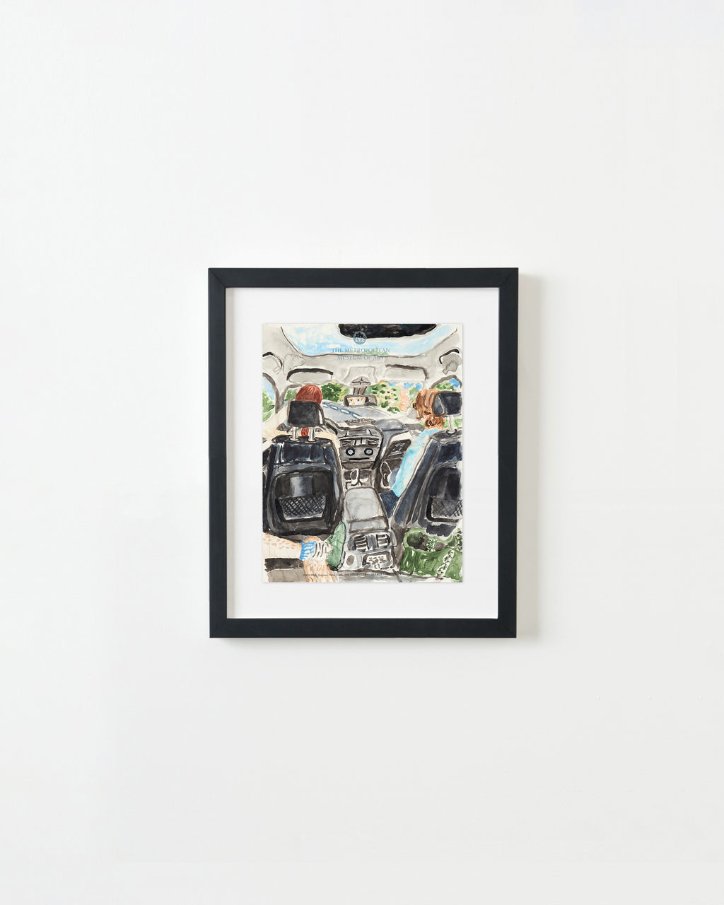 Drawing by David Rhoads titled "Road trip" - 4.