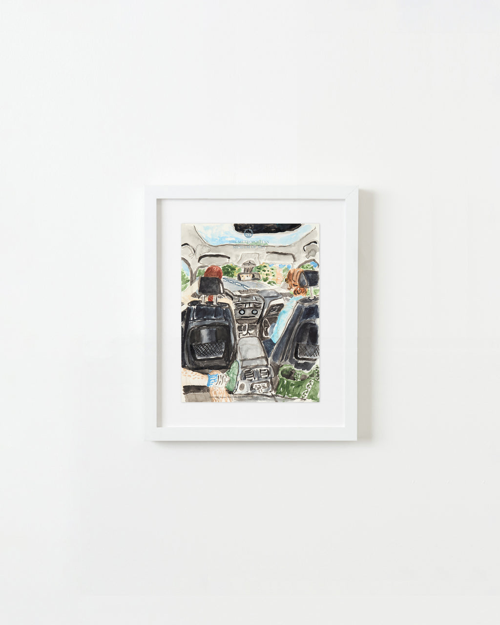 Drawing by David Rhoads titled "Road trip" - 3.
