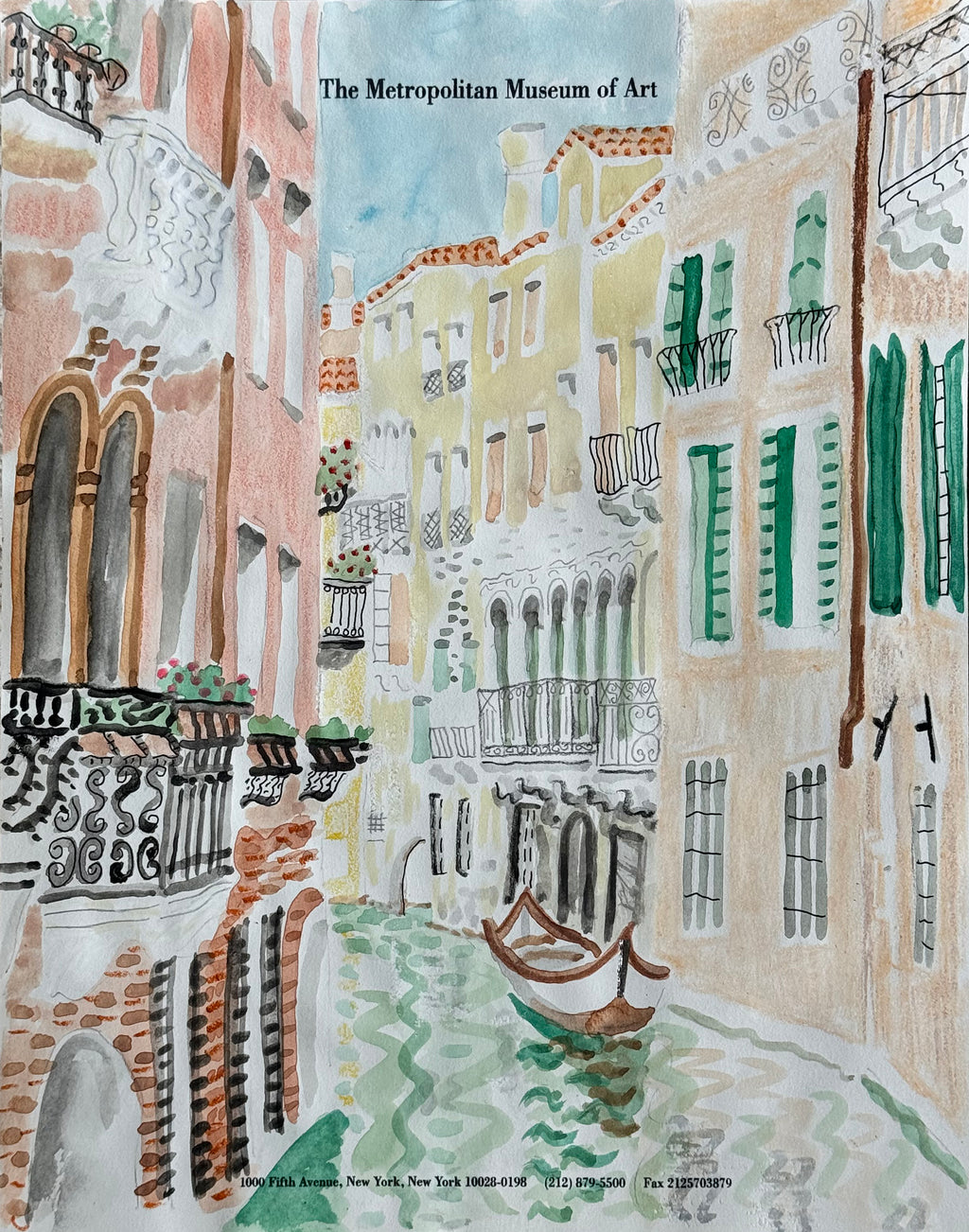Painting by David Rhoads titled "Venice" - 2.