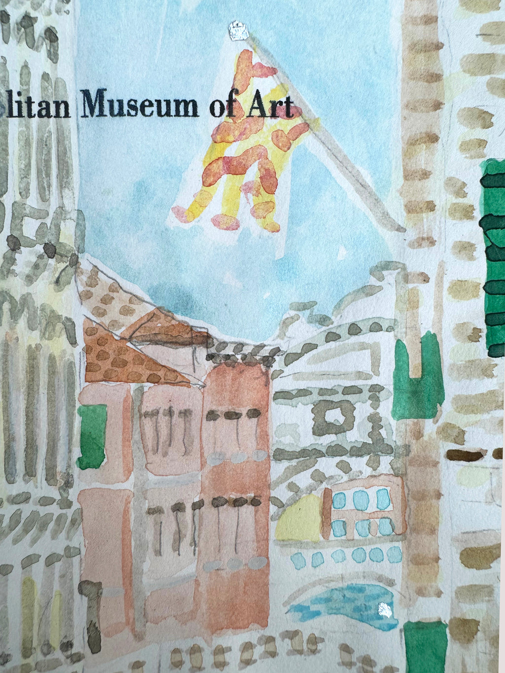 Painting by David Rhoads titled "Venice, View from Palazzo" - 5.