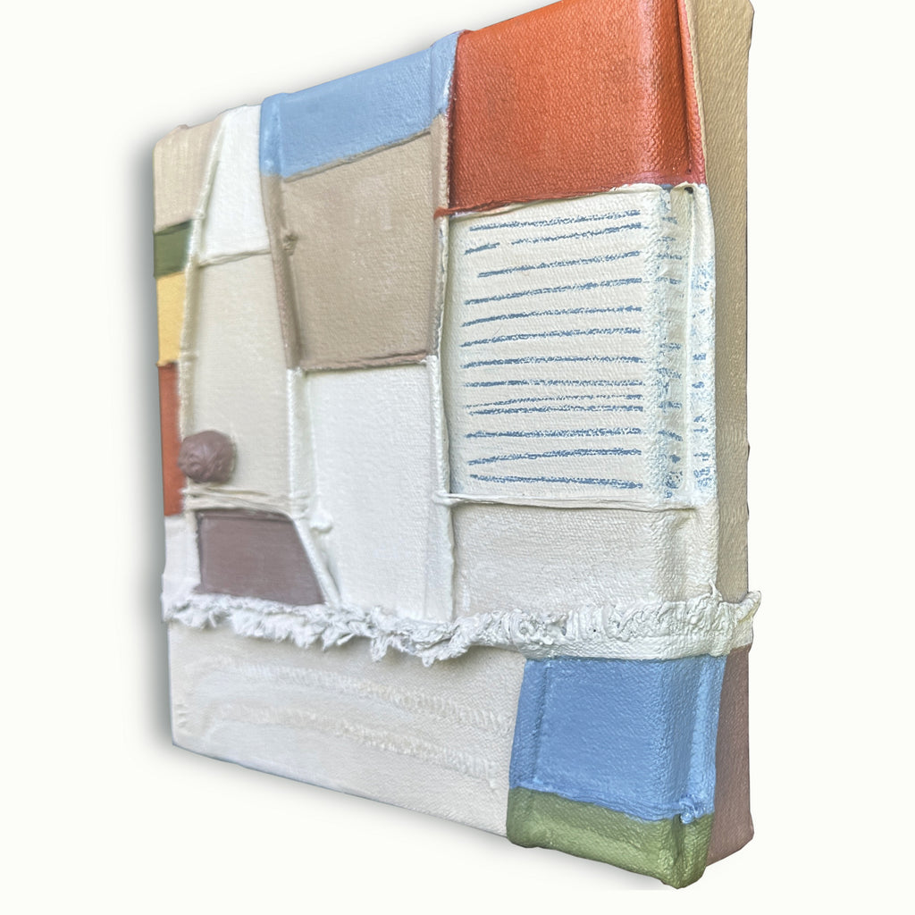 Painting by Nicole Anastas titled "Deconstructed Still-Life  5" - 3.