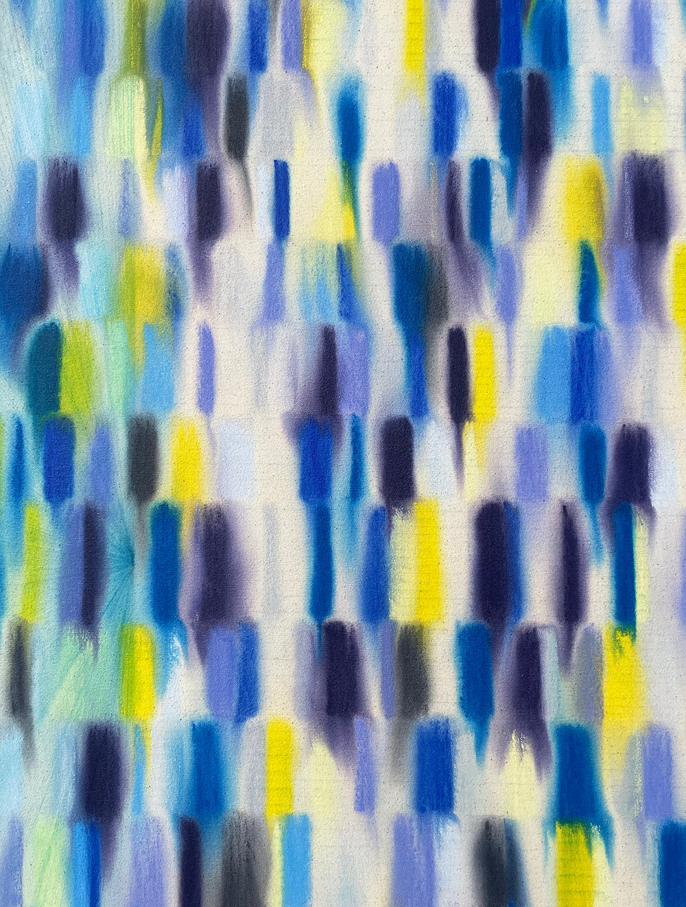 Painting by Devon Reina titled "A Pool of Light Shakes and it Shimmers" - 3.