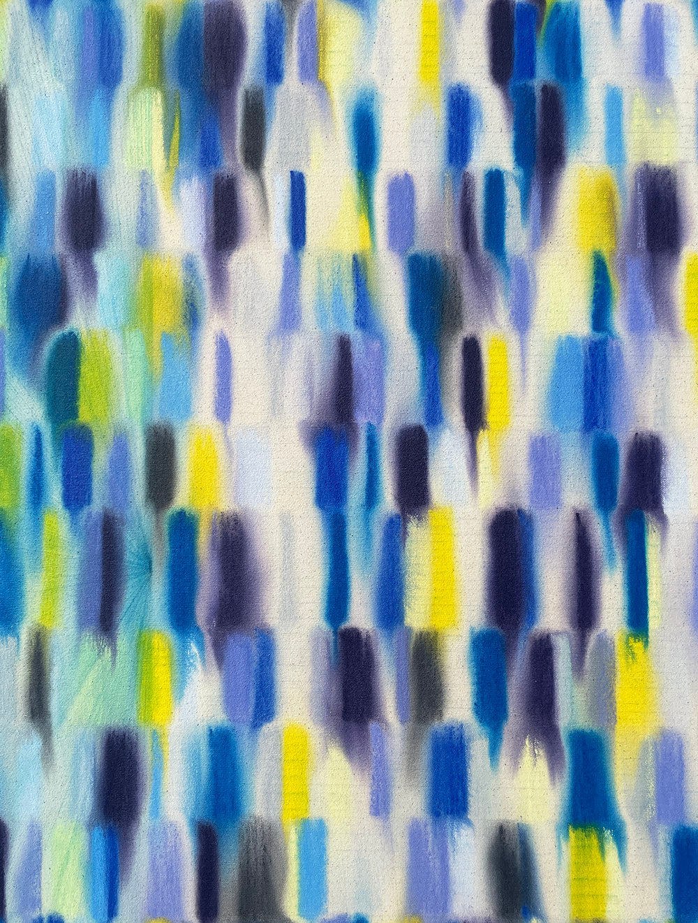 Painting by Devon Reina titled "A Pool of Light Shakes and it Shimmers" - 6.