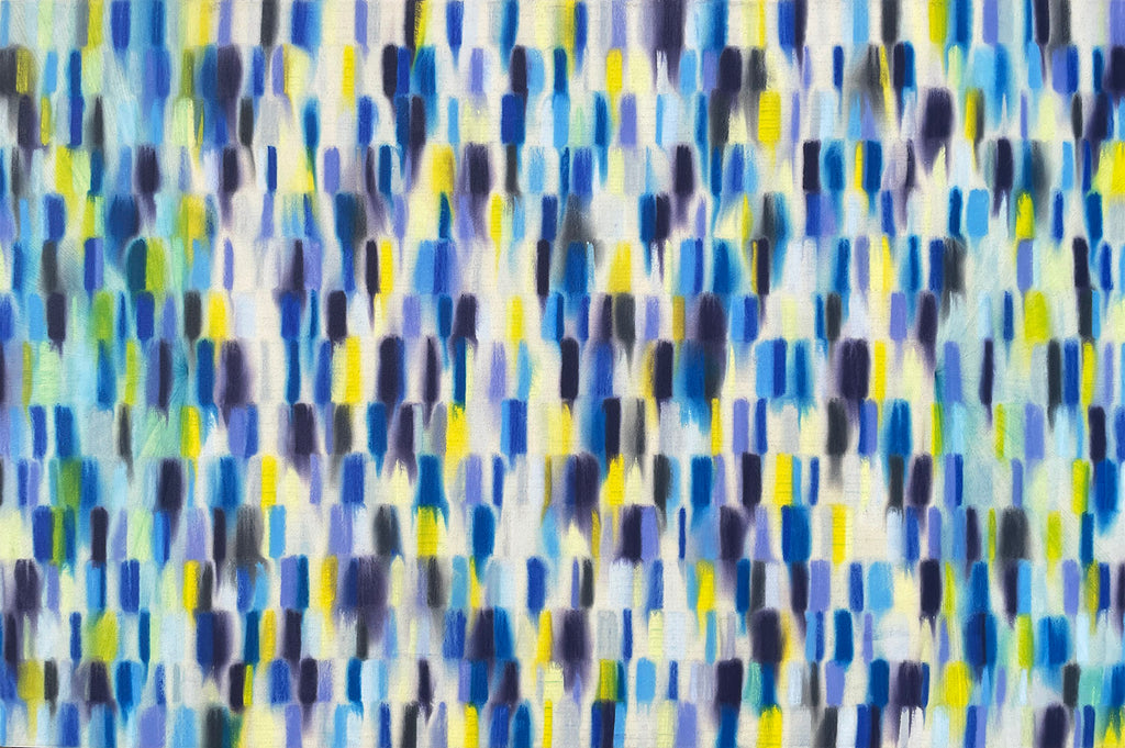 Painting by Devon Reina titled "A Pool of Light Shakes and it Shimmers" - 2.