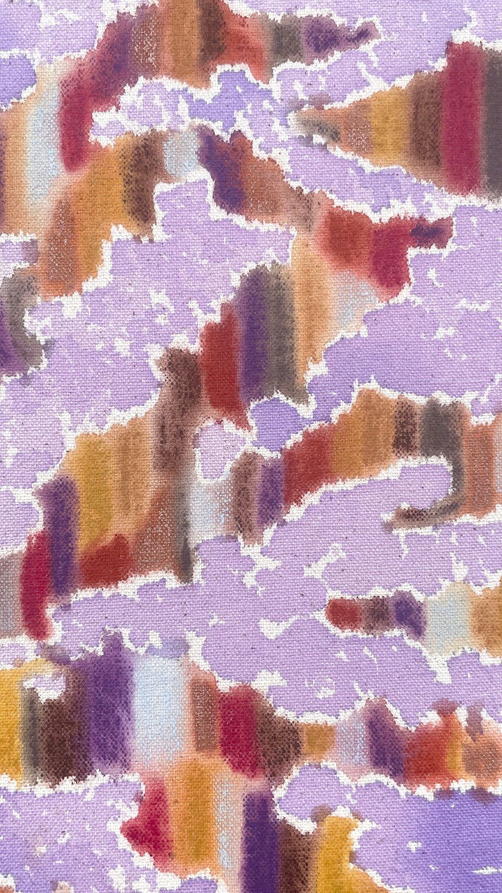 Painting by Devon Reina titled "A Swirl on the Line" - 4.