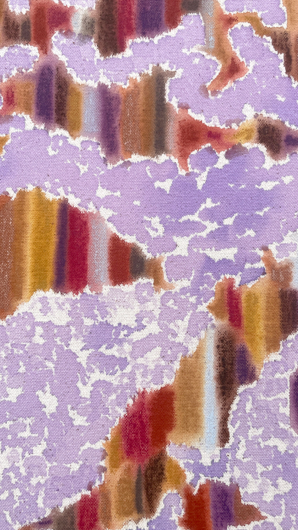 Painting by Devon Reina titled "A Swirl on the Line" - 5.