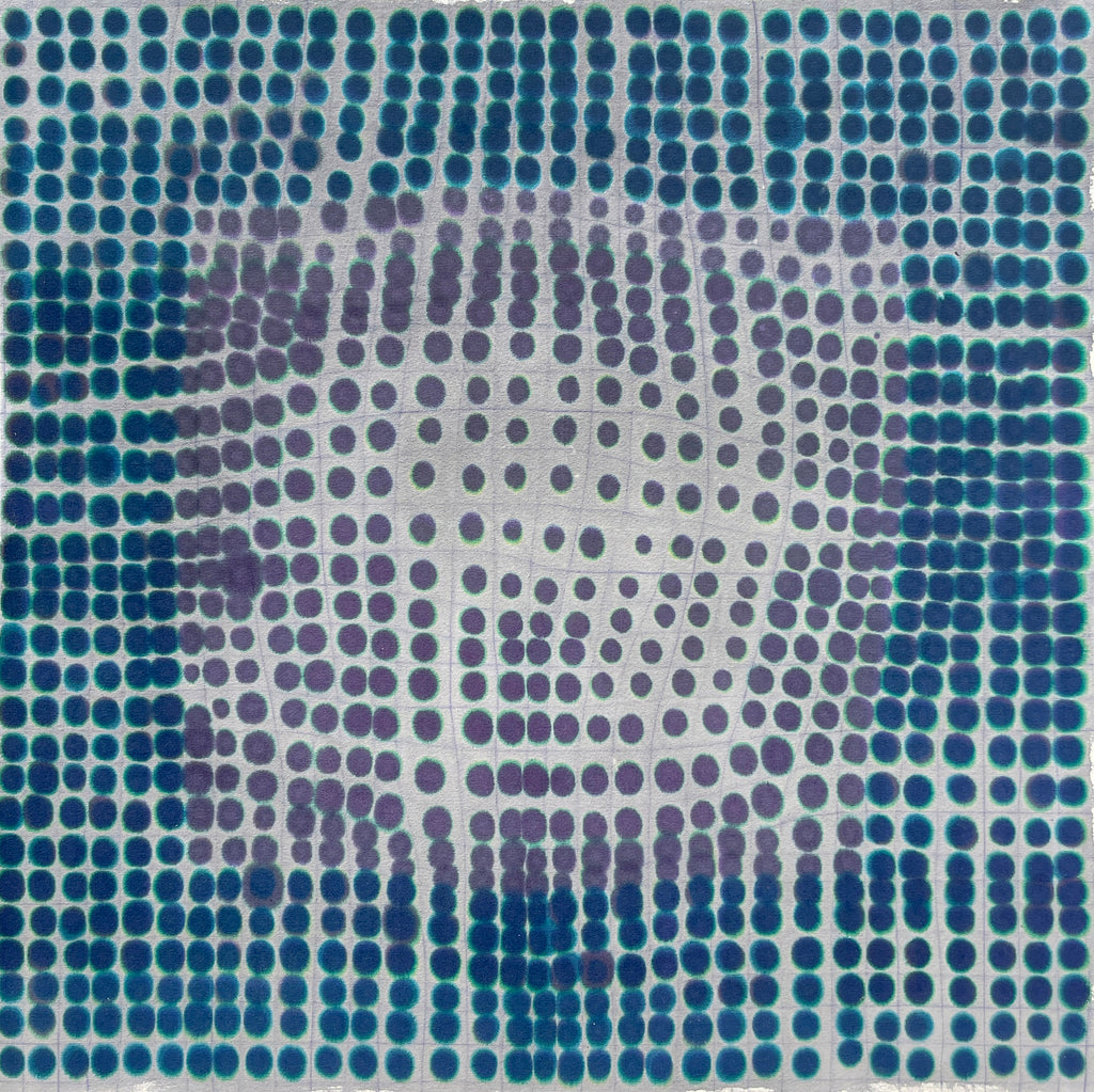 Painting by Devon Reina titled "Black Moon" - 2.