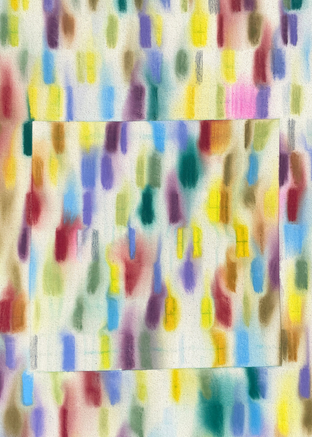 Painting by Devon Reina titled "Horse Feathers" - 5.