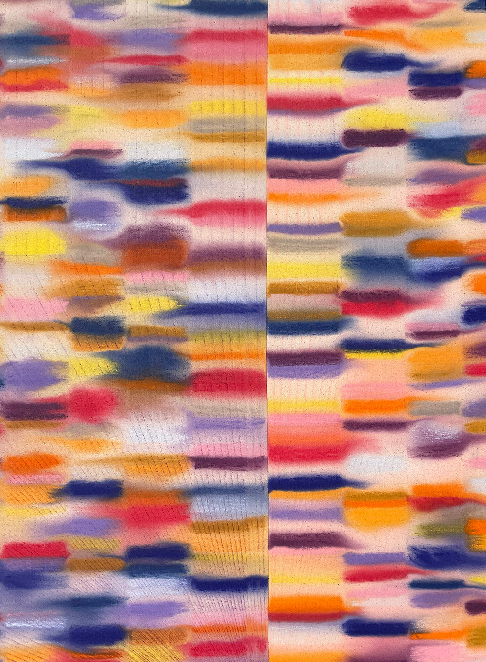 Painting by Devon Reina titled "Hot Osmosis" - 8.