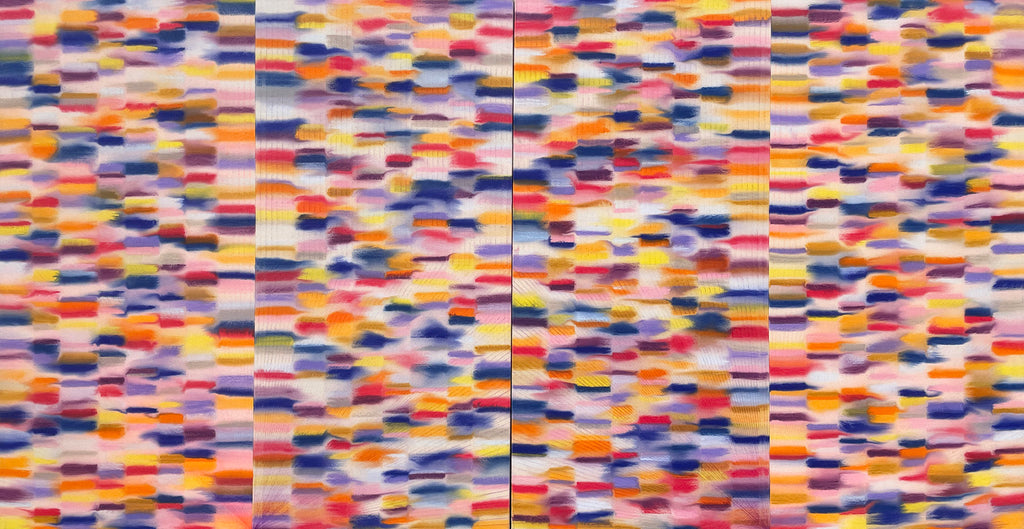 Painting by Devon Reina titled "Hot Osmosis" - 2.