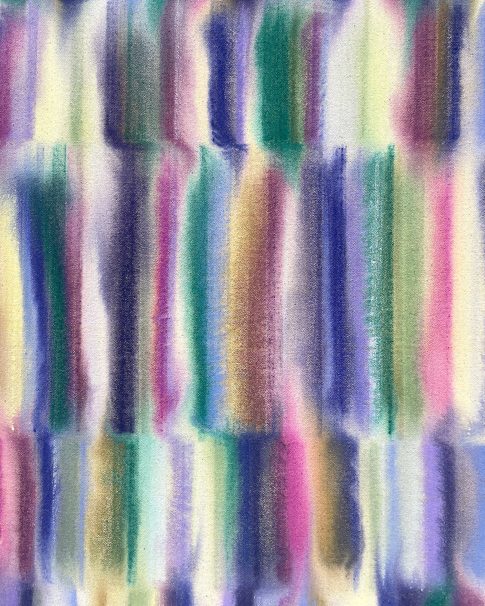 Painting by Devon Reina titled "Ice Ivy" - 3.