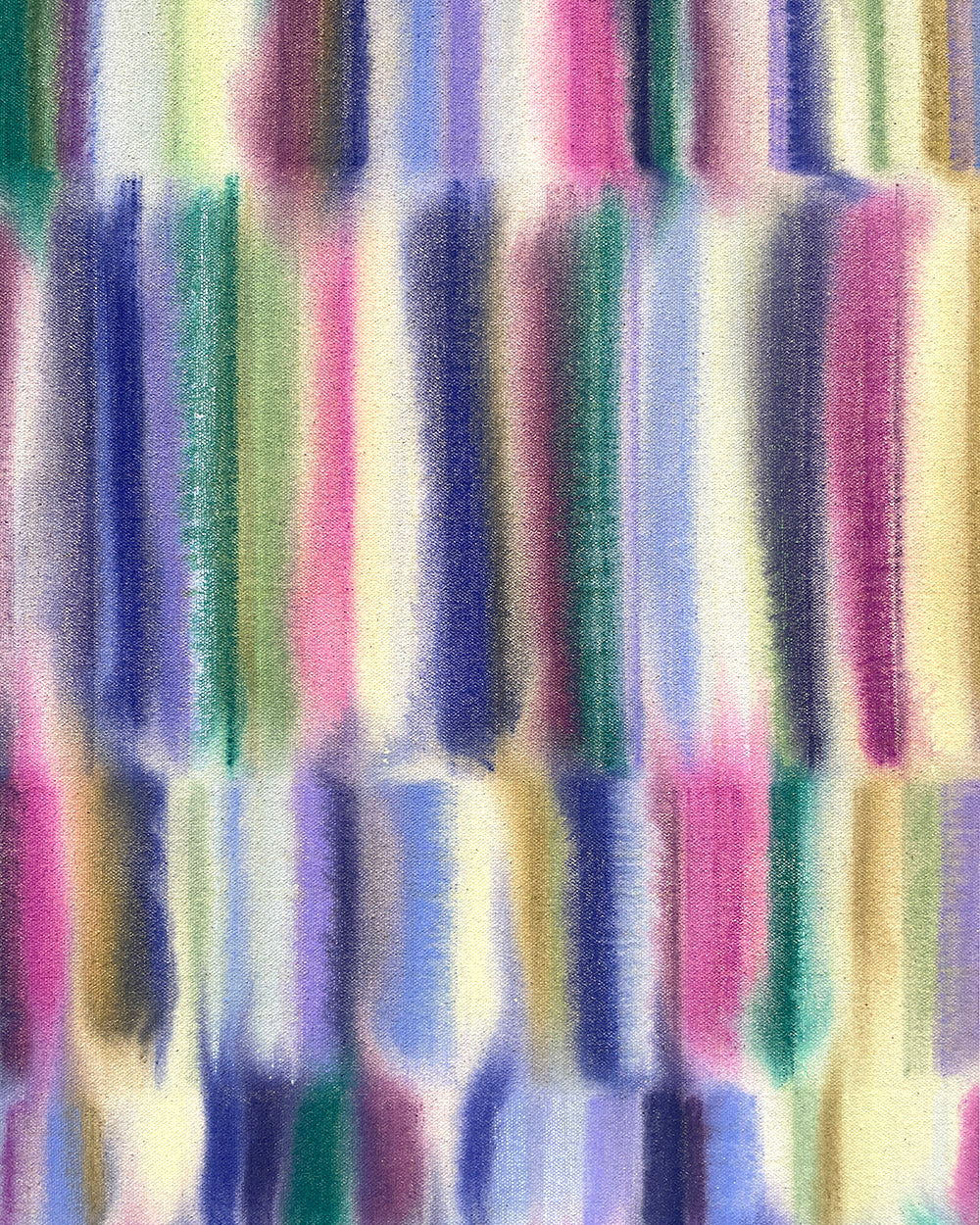 Painting by Devon Reina titled "Ice Ivy" - 4.