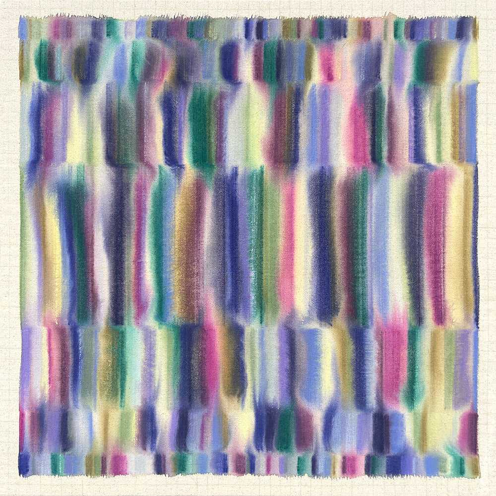 Painting by Devon Reina titled "Ice Ivy" - 2.