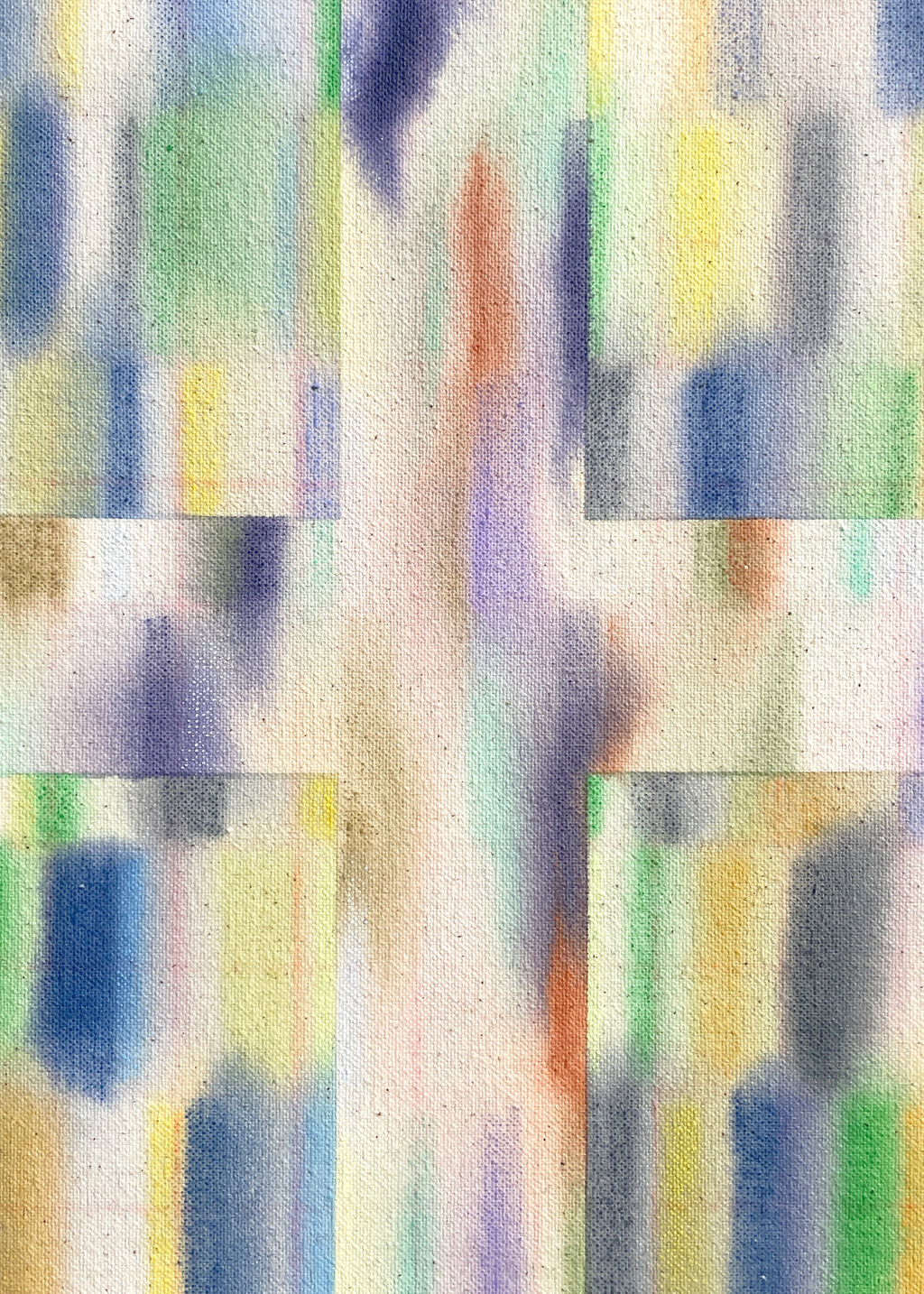 Painting by Devon Reina titled "Sapphirine Window" - 4.