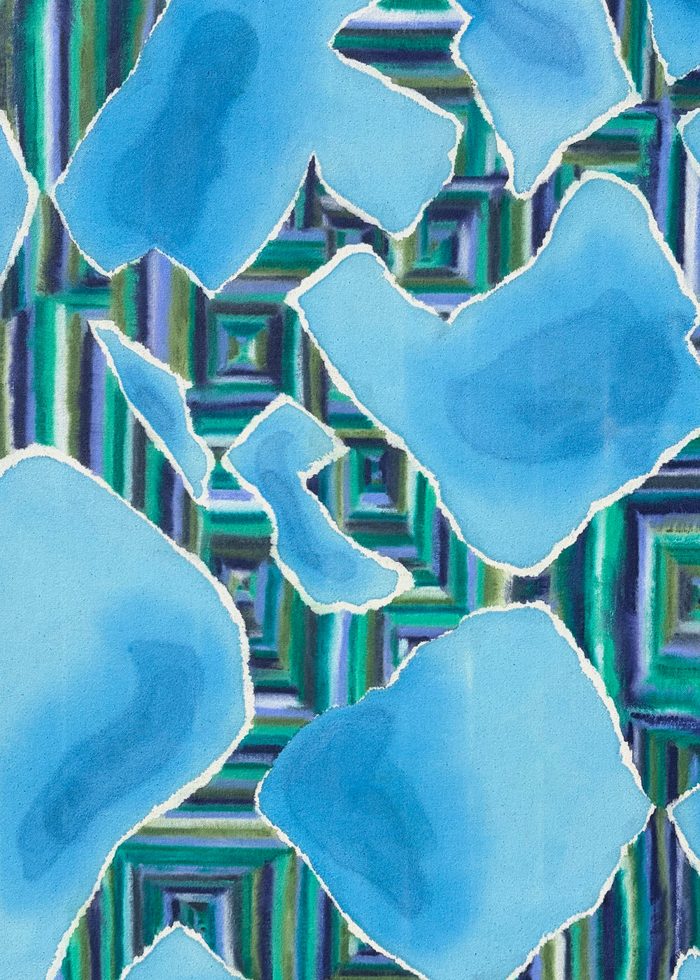 Painting by Devon Reina titled "Taking On Water" - 3.