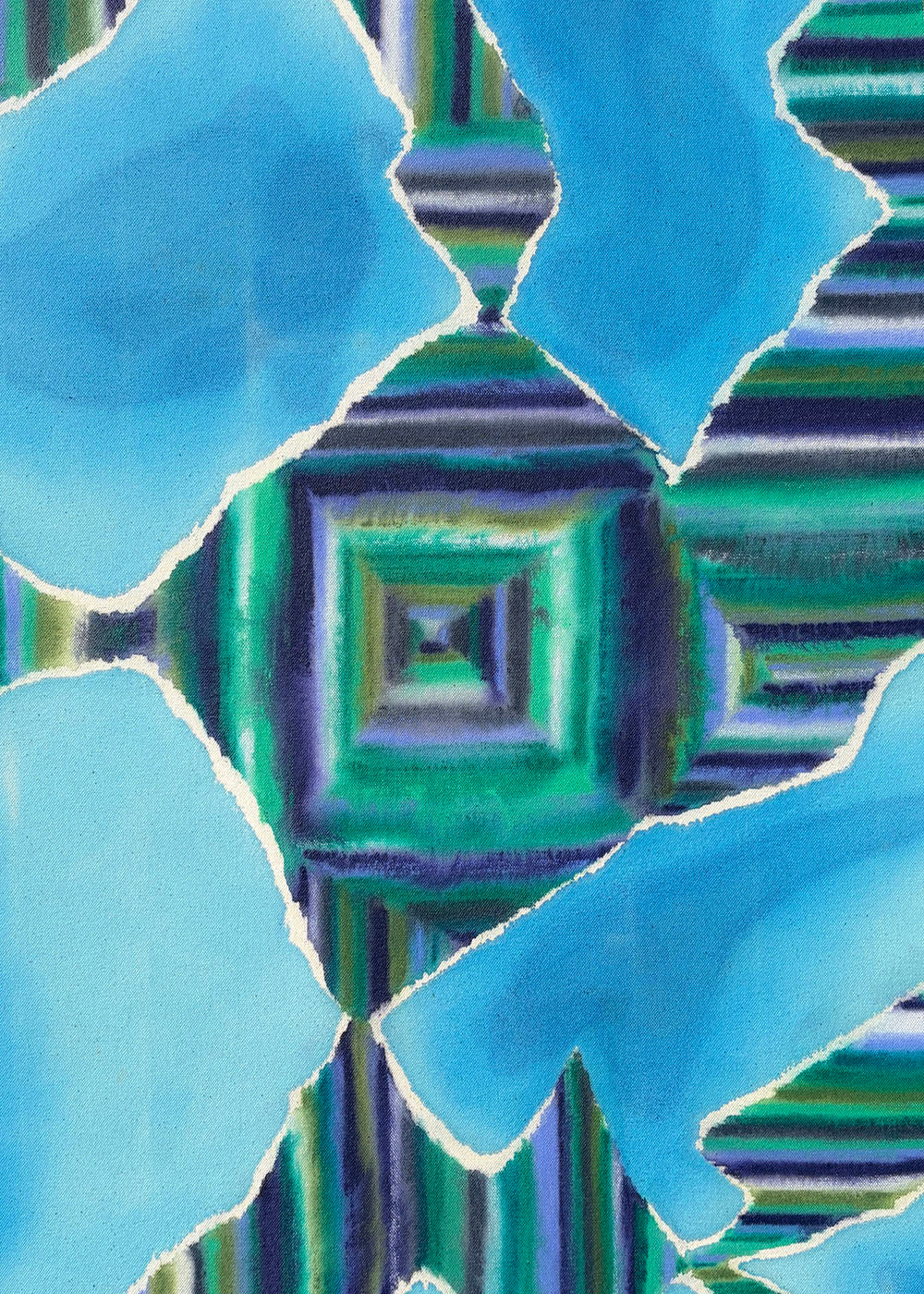 Painting by Devon Reina titled "Taking On Water" - 4.