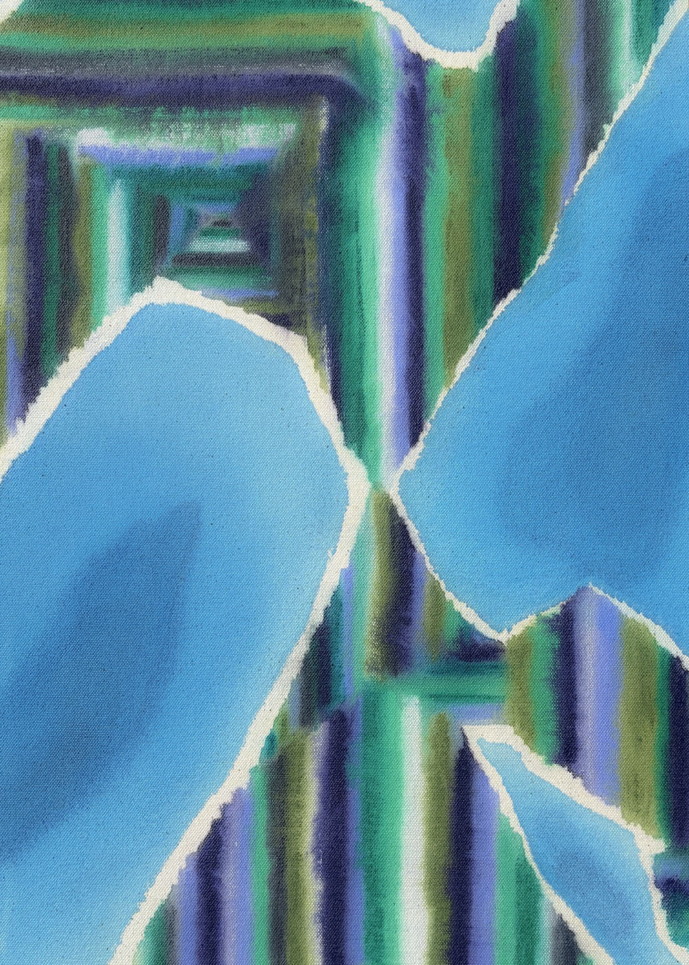 Painting by Devon Reina titled "Taking On Water" - 5.