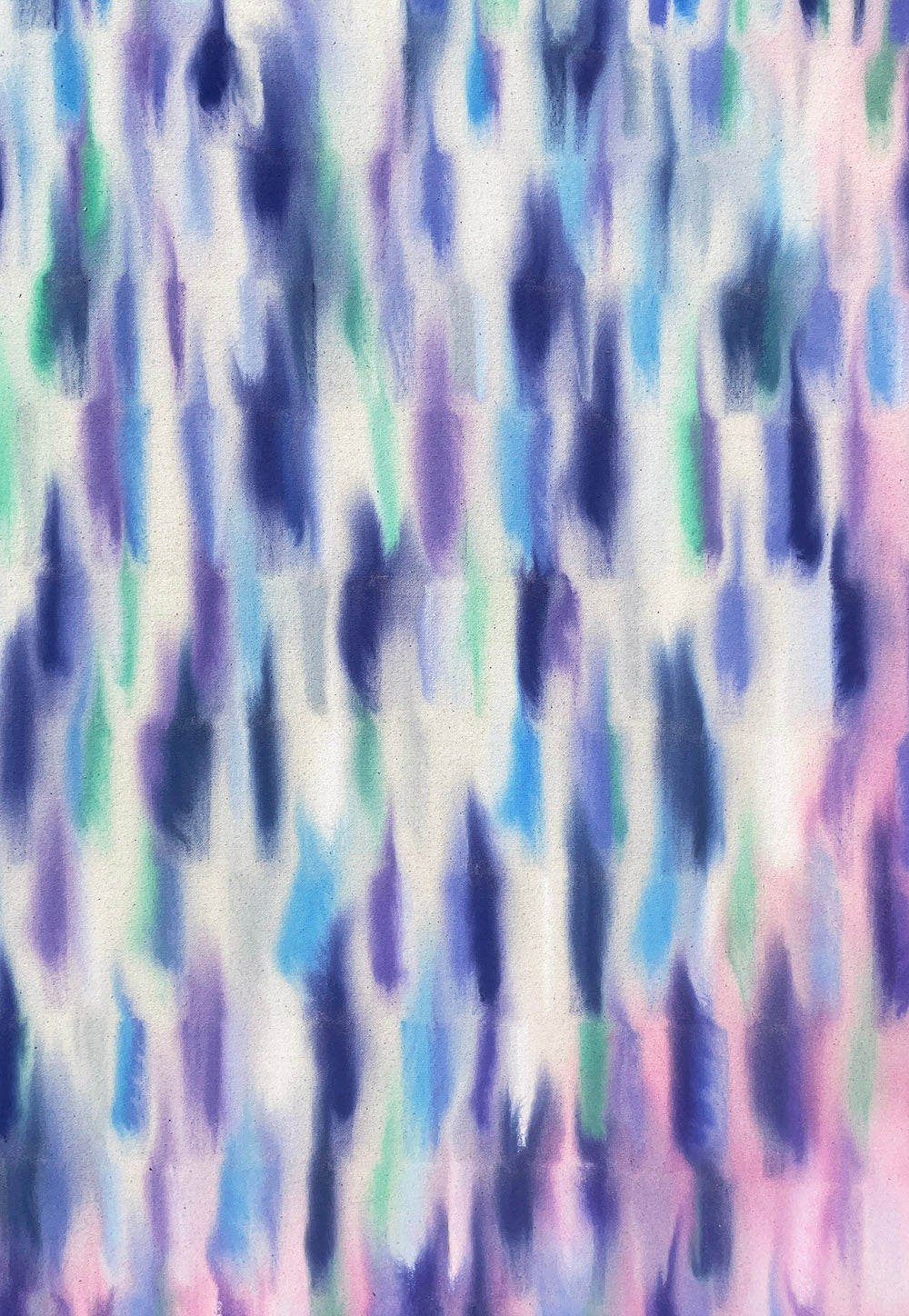Painting by Devon Reina titled "Touch in the Presence of a Ghost" - 5.
