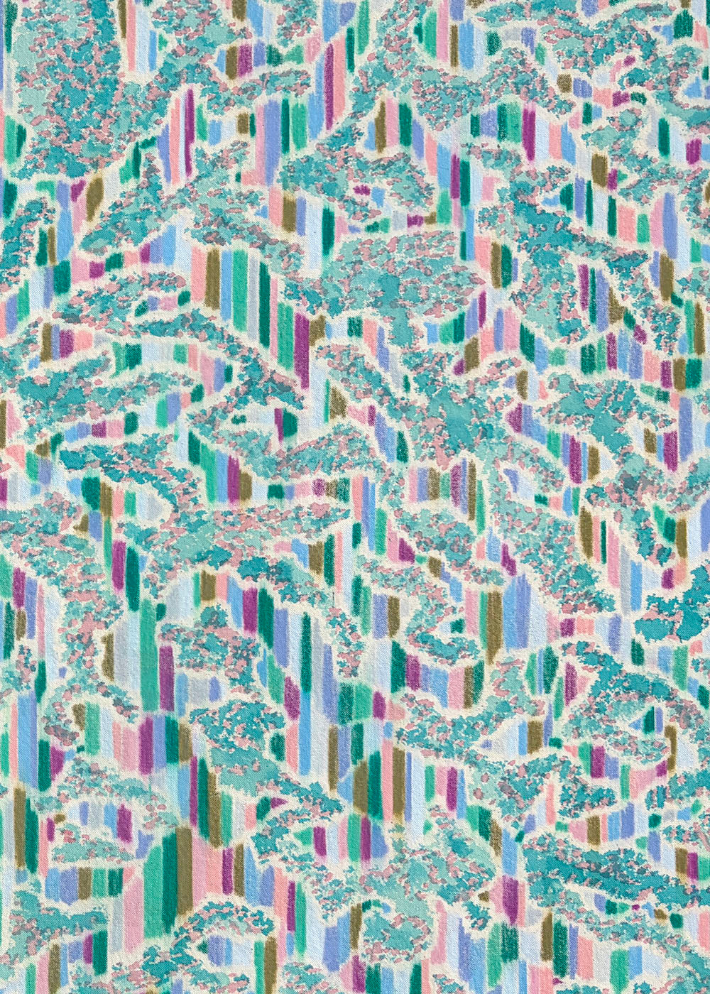Painting by Devon Reina titled "Vision of Shared Delusions" - 3.
