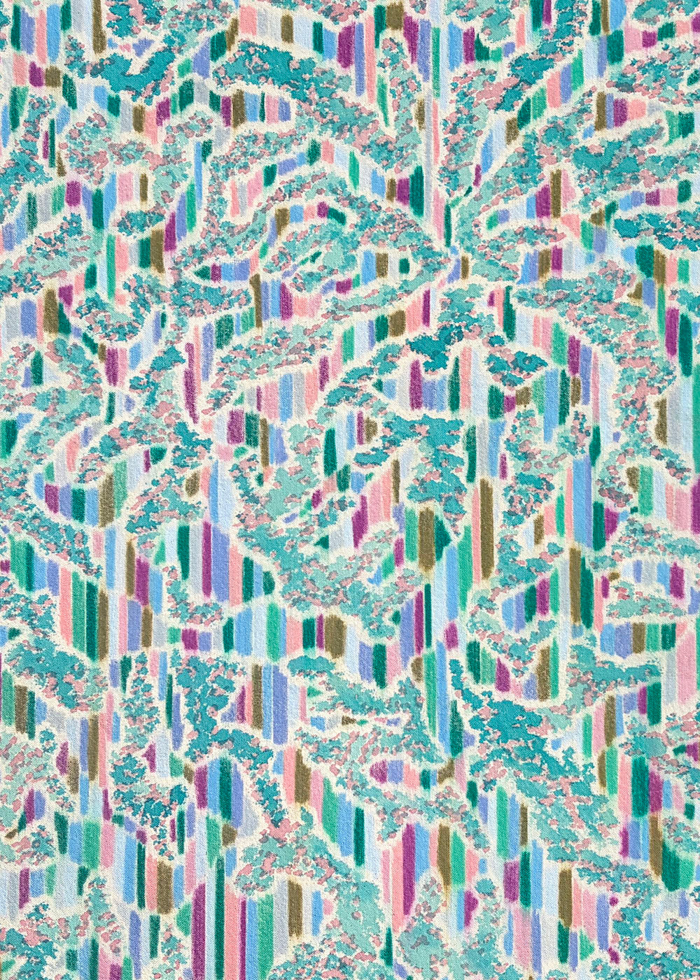 Painting by Devon Reina titled "Vision of Shared Delusions" - 4.