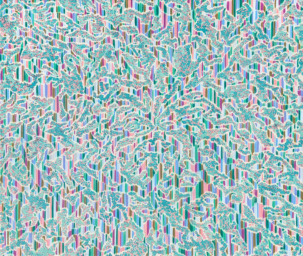 Painting by Devon Reina titled "Vision of Shared Delusions" - 2.