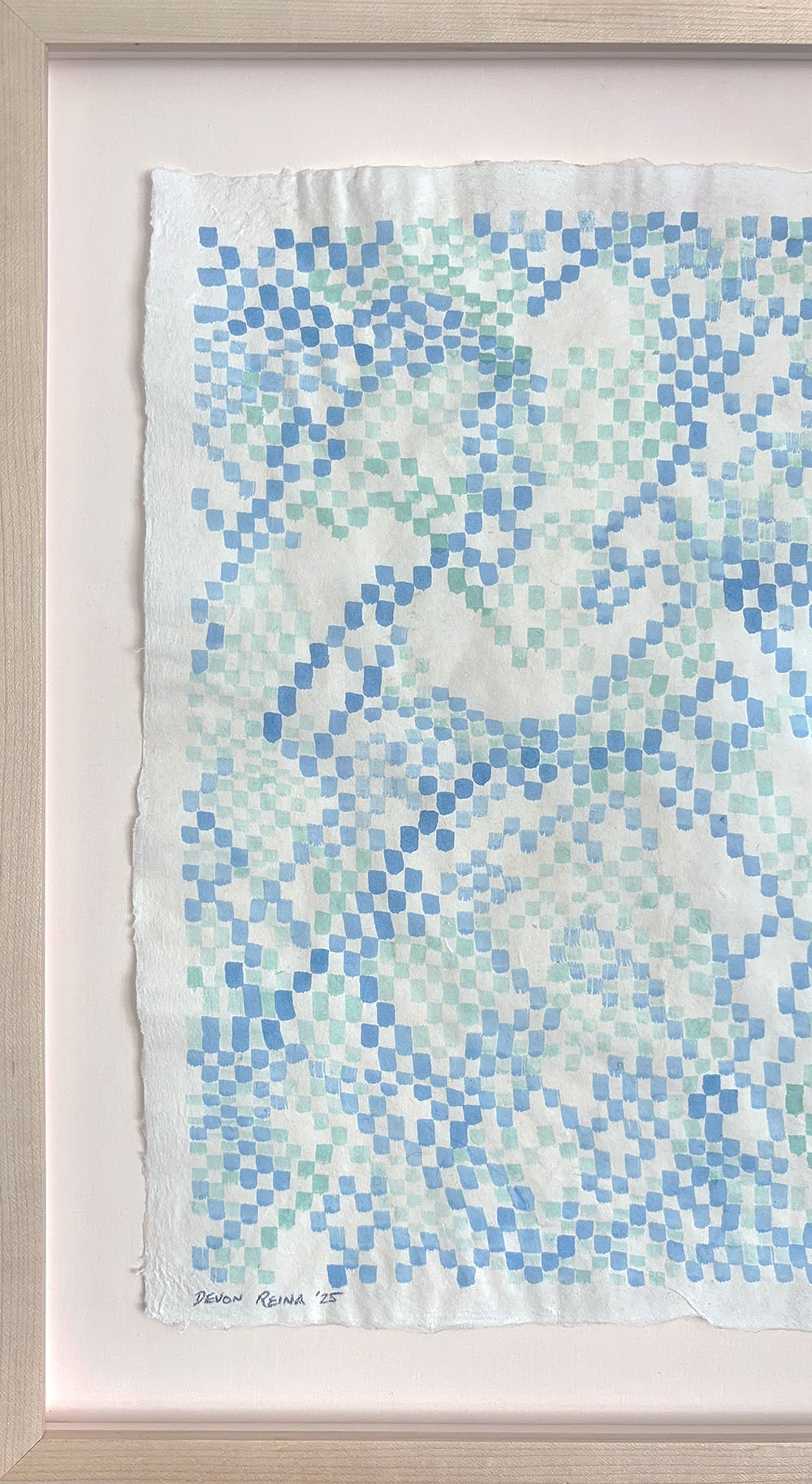 Painting by Devon Reina titled "Water Basket" - 3.