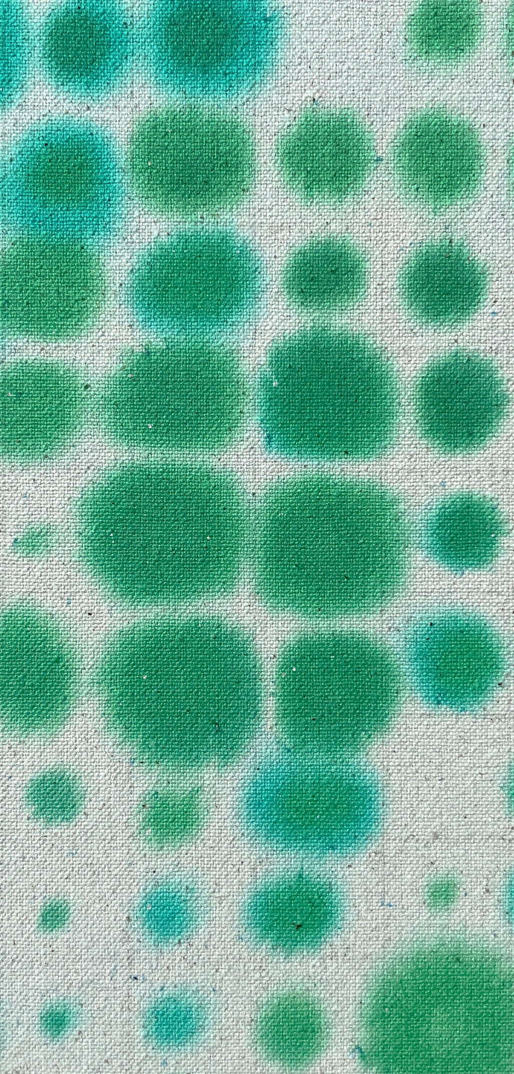 Painting by Devon Reina titled "Yesterday and Tomorrow Make Today" - 5.