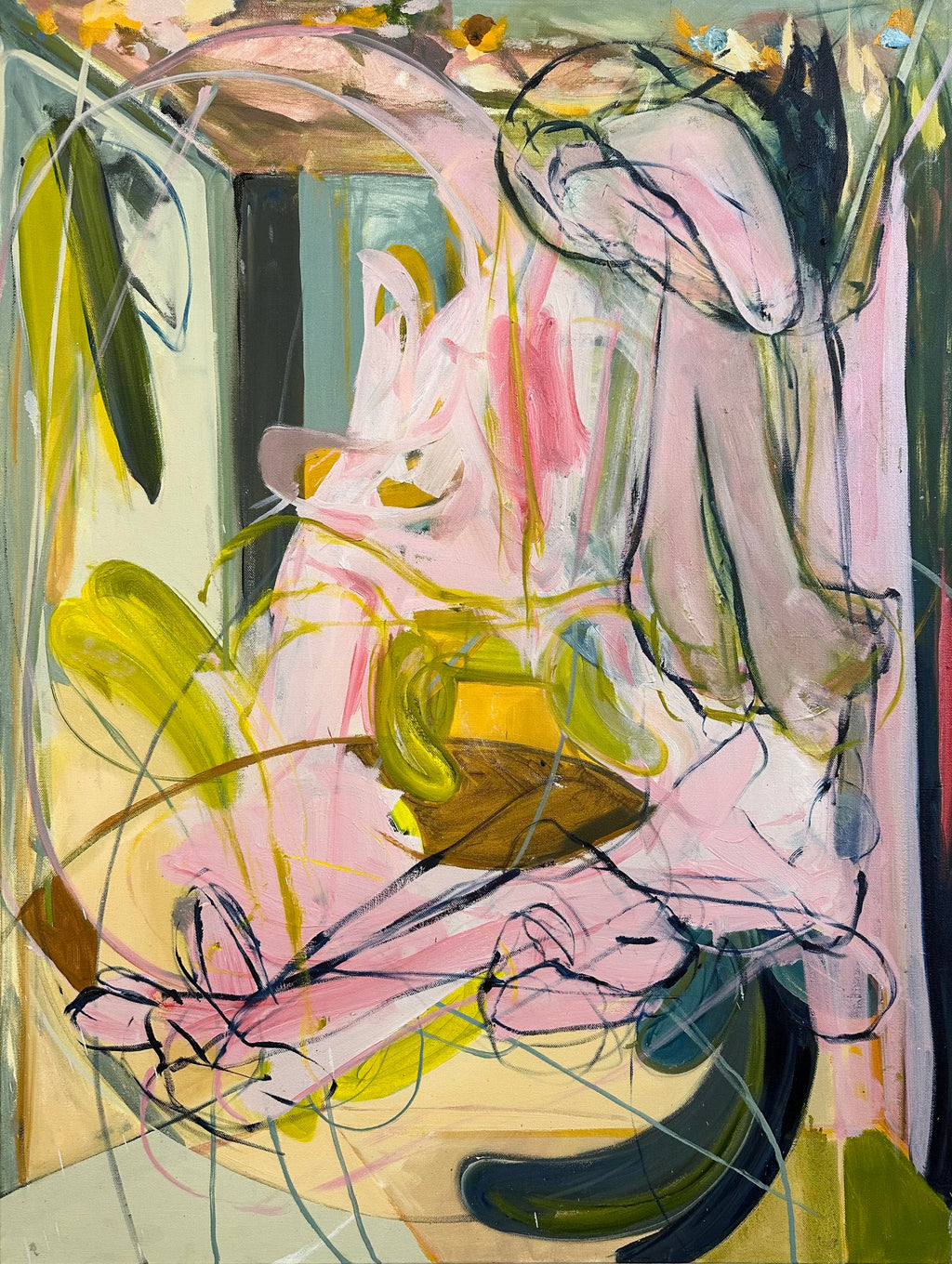 Painting by Diana Delgado titled "Chasing A Feeling" - 2.