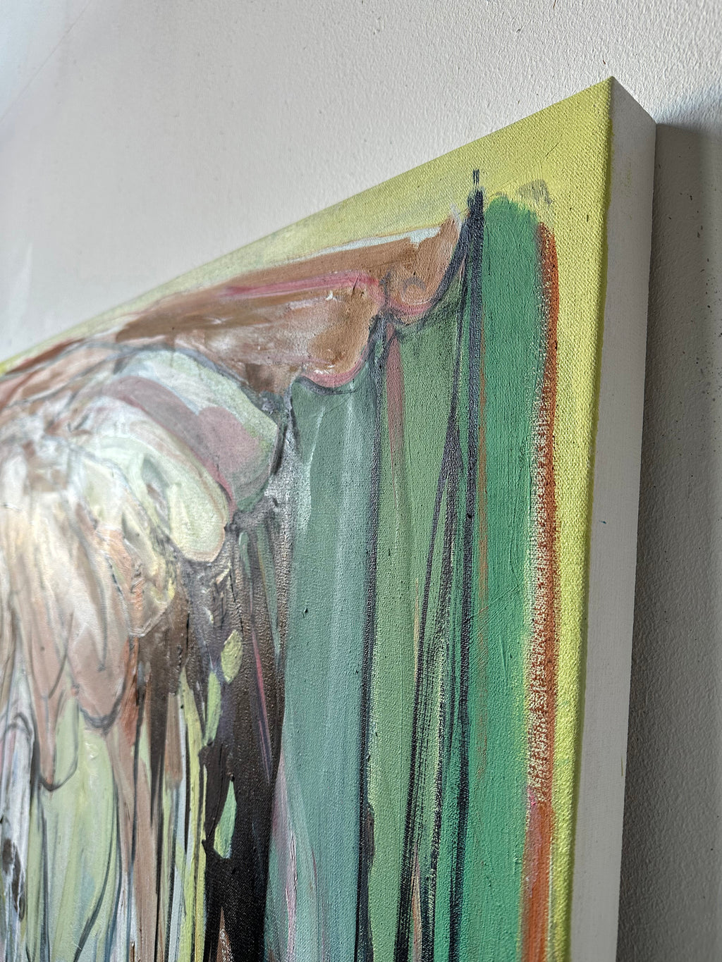 Painting by Diana Delgado titled "For Us" - 4.