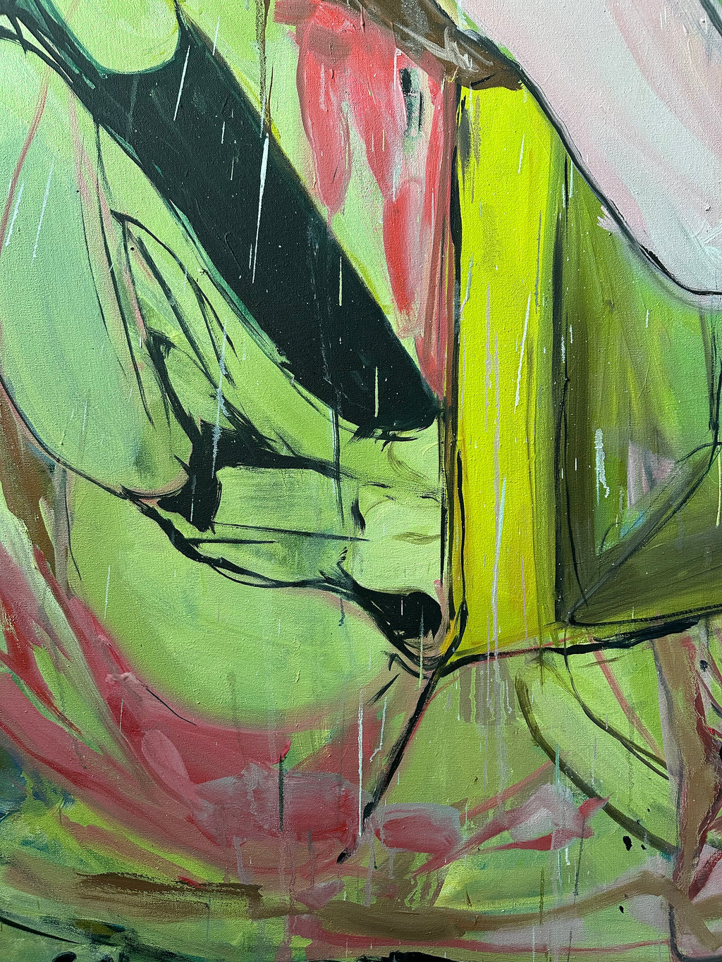 Painting by Diana Delgado titled "For Us" - 6.
