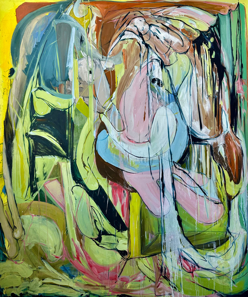 Painting by Diana Delgado titled "For Us" - 2.