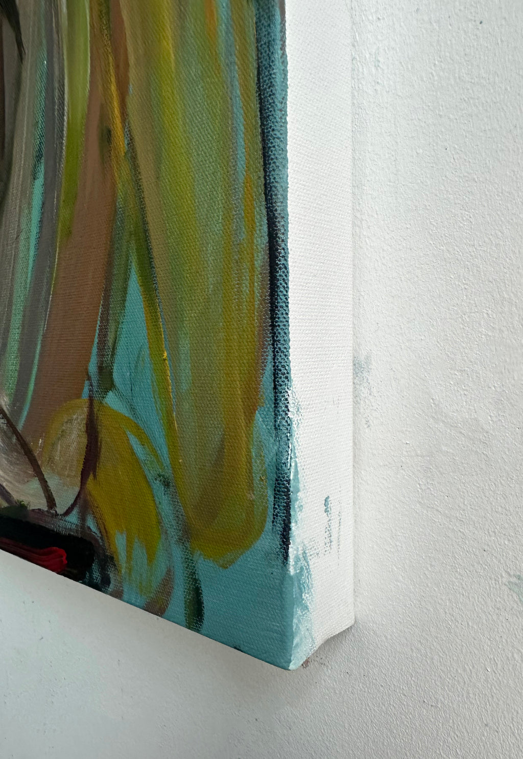 Painting by Diana Delgado titled "Hold You" - 7.