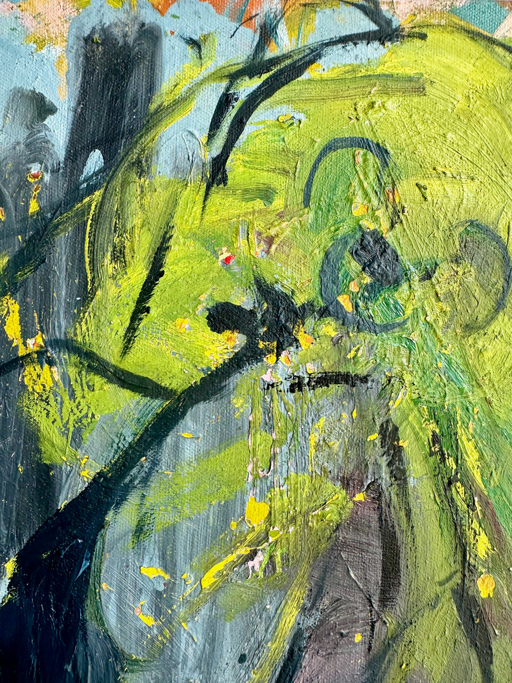 Painting by Diana Delgado titled "Panda" - 3.