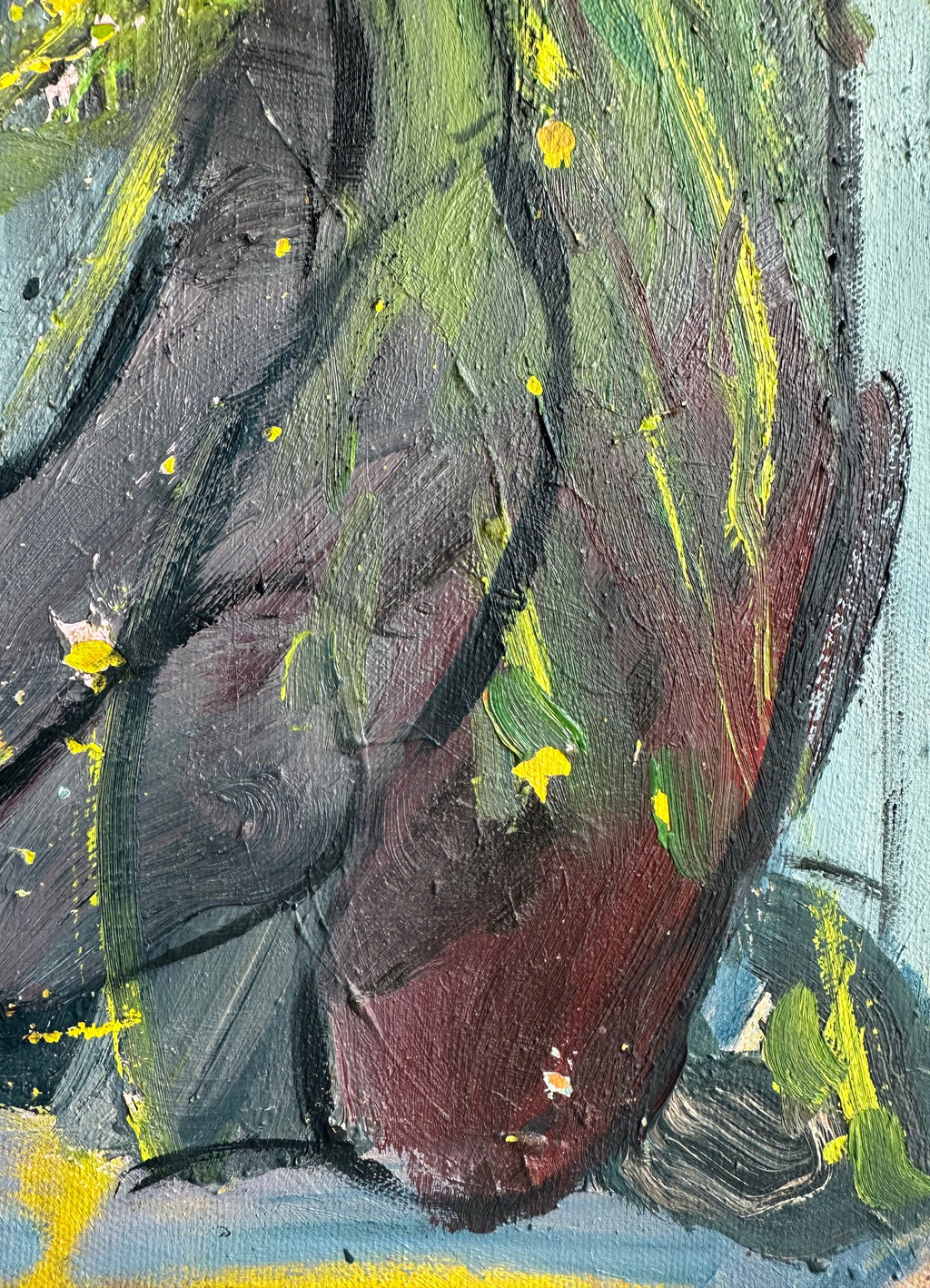 Painting by Diana Delgado titled "Panda" - 4.