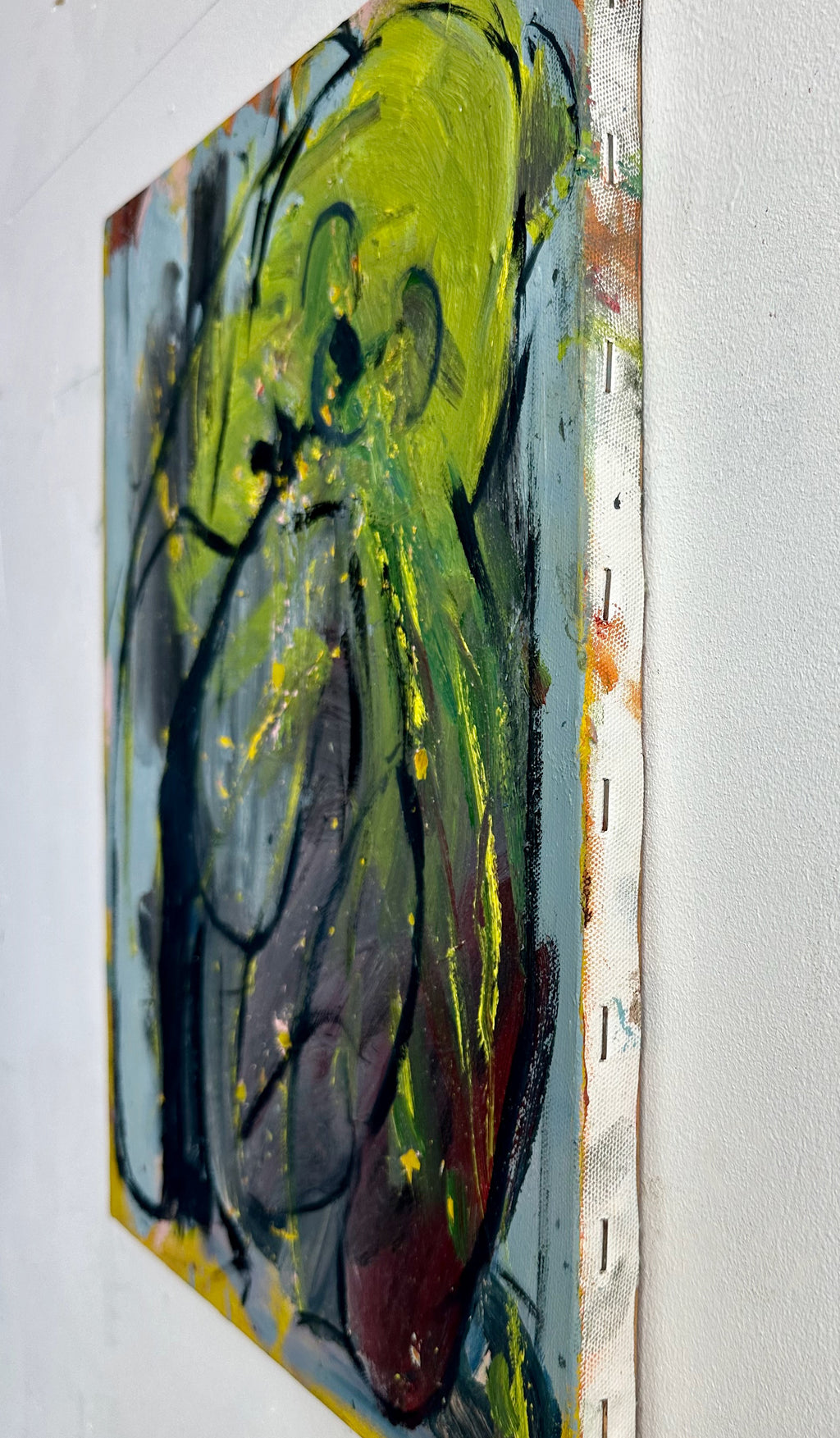 Painting by Diana Delgado titled "Panda" - 6.