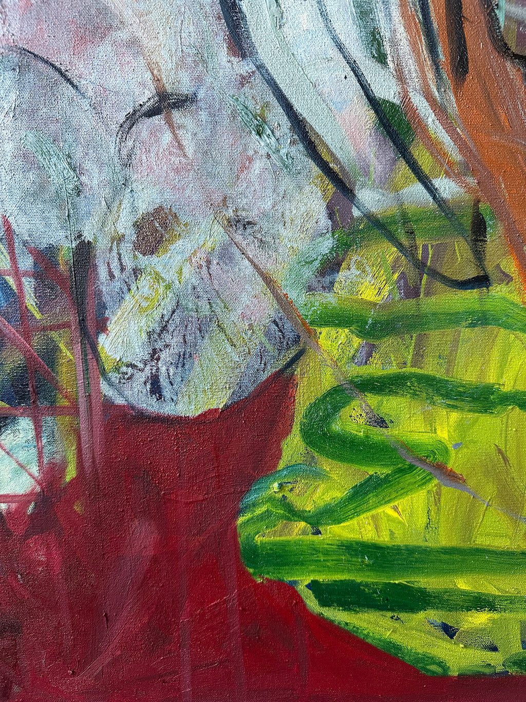 Painting by Diana Delgado titled "Rabbit (Rabb)" - 5.